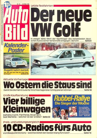 Deckblatt Auto Bild (13/1991)